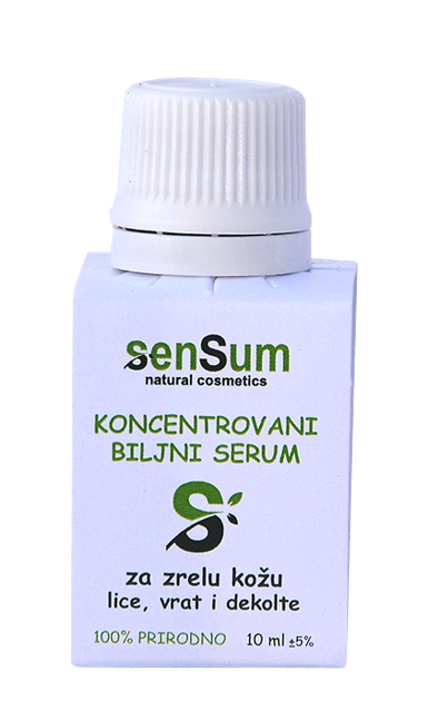 SenSum serum za zrelu kožu,, vegan, handmade, prirodno bez glutena